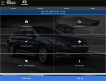 Tablet Screenshot of jimburkehyundaicars.com